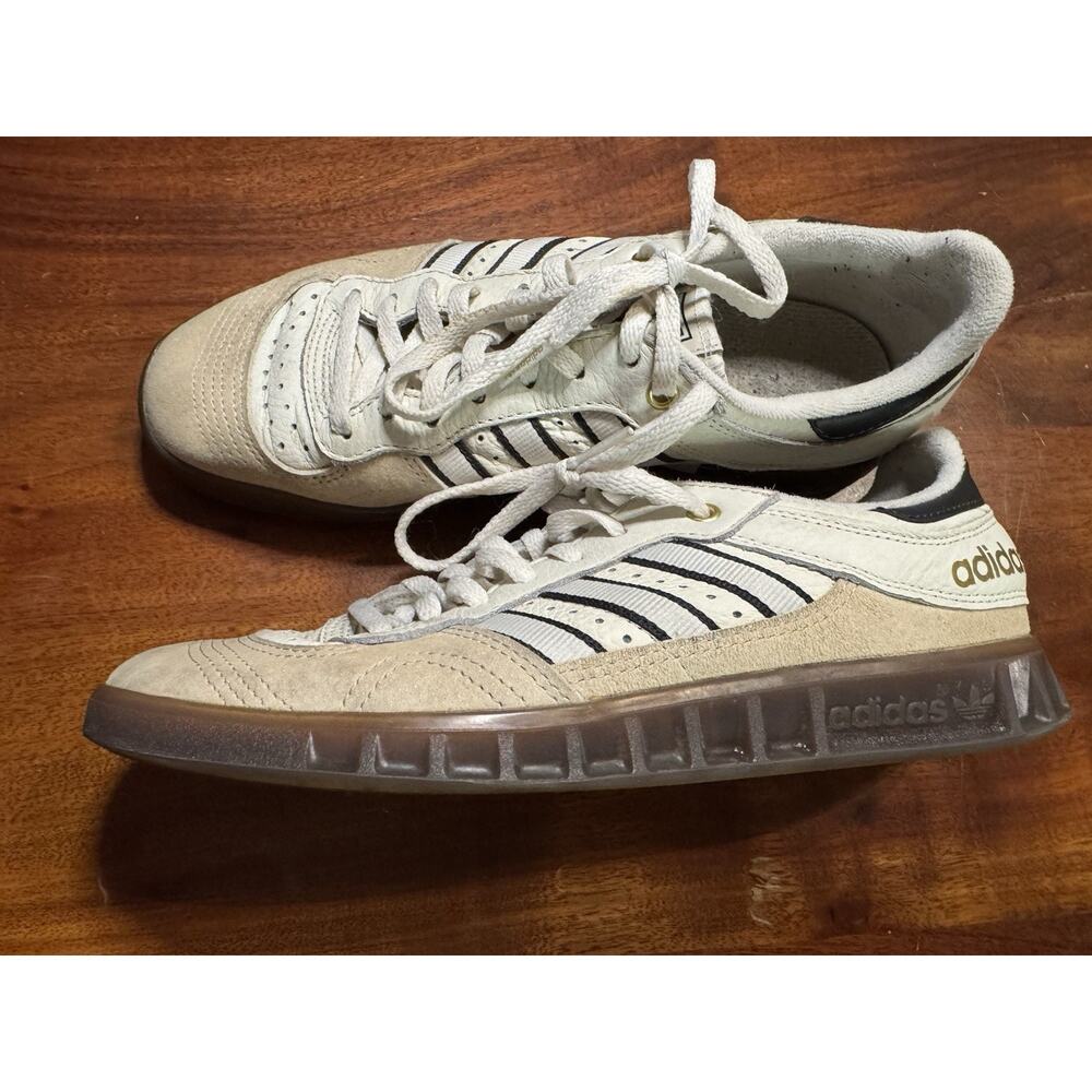 Adidas Handball Top 'Off White' Mens Flat Sneakers Sz 7